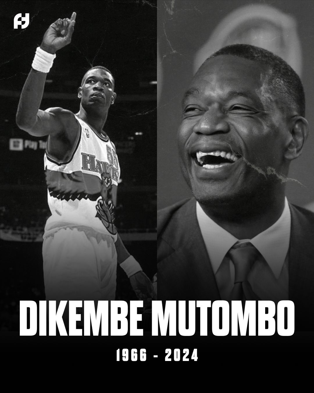 💔Shams:NBA名宿穆托姆博去世 享年58岁